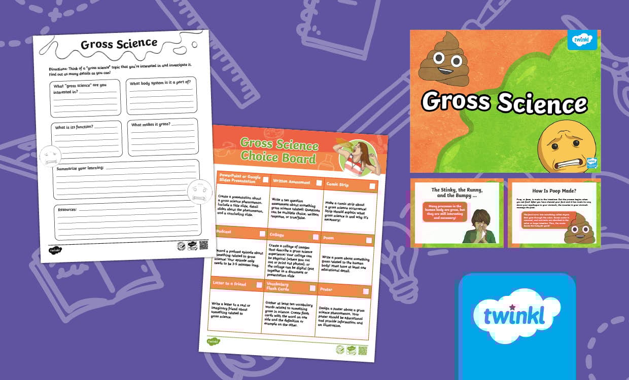 Gross Science Lesson for 3rd-5th Grade