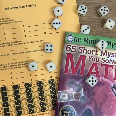 Roll of the dice (Grades 4-8; Math:  probability and statistics; critical thinking)