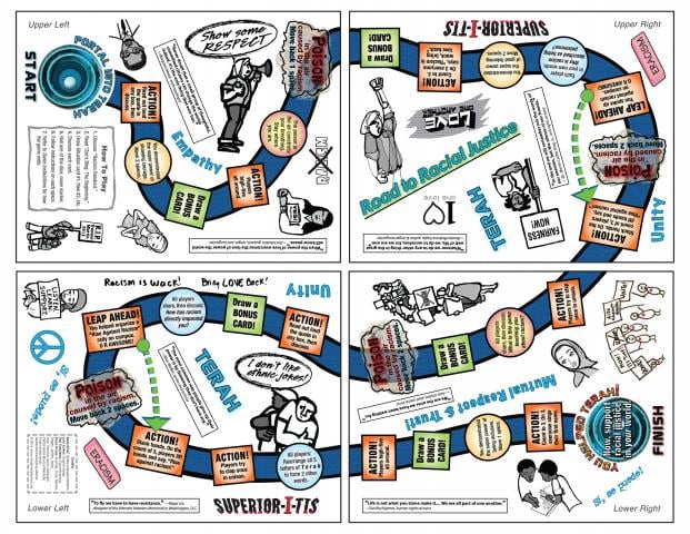Free, Educational Road to Racial Justice "Board" Game