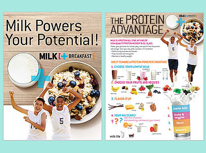 Milk Powers Your Potential (the importance of protein and breakfast)